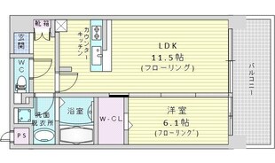 アグレアーブルの物件間取画像